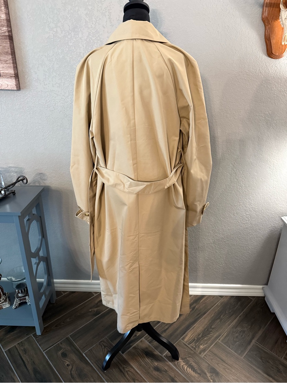 GAP Women's Beige Double-Breasted Trench Coat - Picture 3 of 4